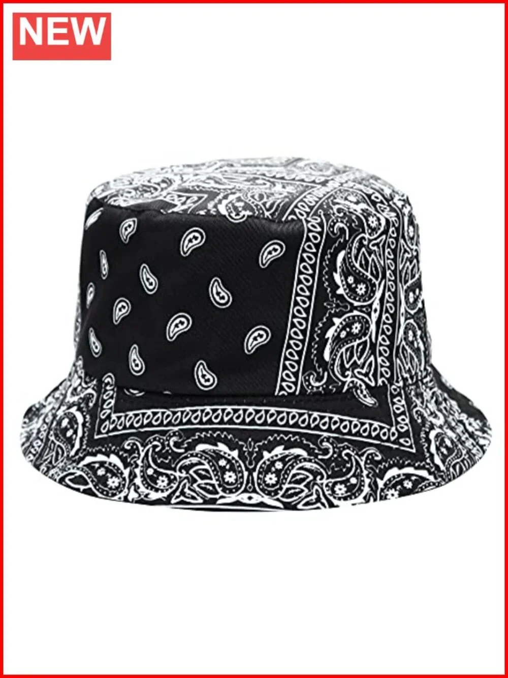 Reversible Packable Bucket Hat Sun Hat for Women Men Cotton Polyester